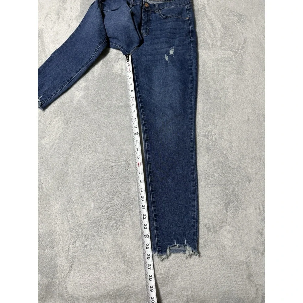 Nicole Miller Jeans Womens 6 Blue SOHO‎ High Rise Ankle Skinny 28x26